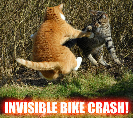 Invisible Bike Crash!