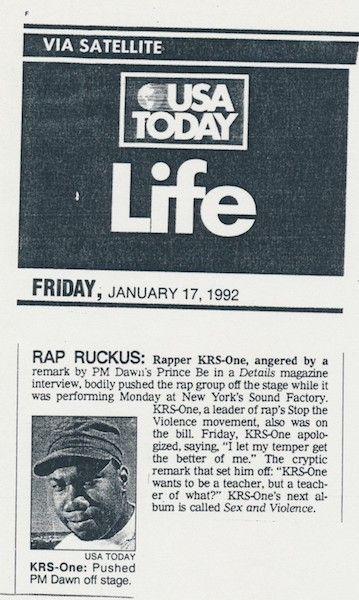 USA Today on the attack on PM Dawn