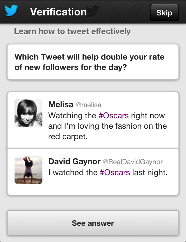 Which Tweet will help double your rate of new followers for the day?